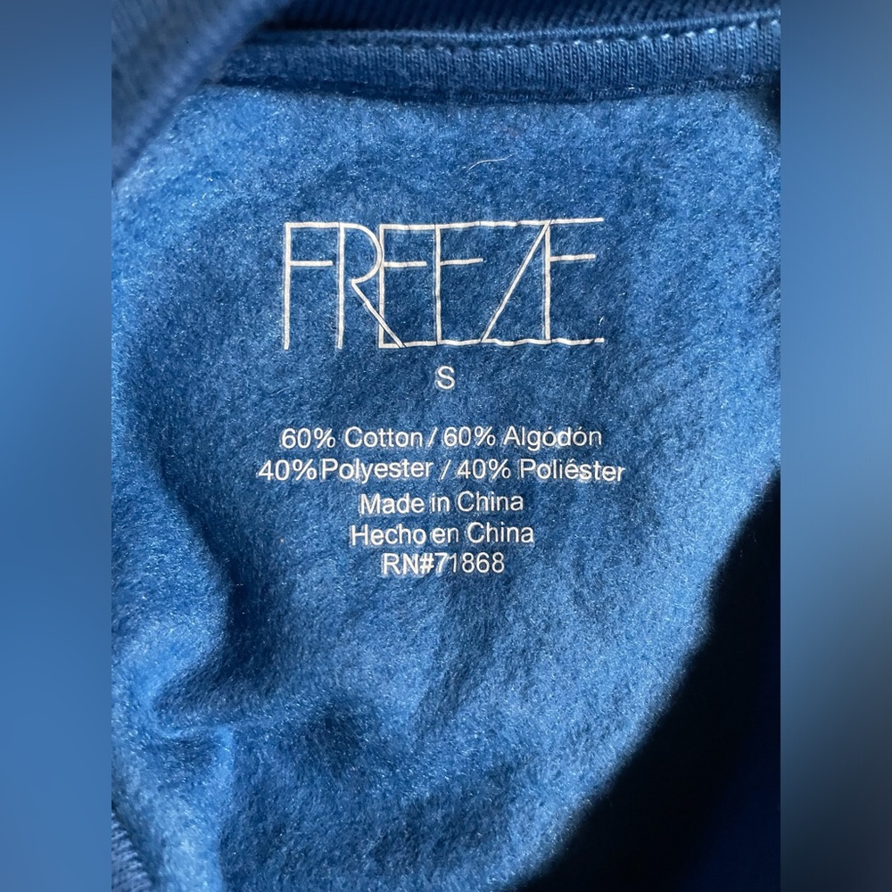 Happy Hanukkah Printed Crop Fleece Lined Shirt Cotton Blend Small Holidays - Picture 3 of 4